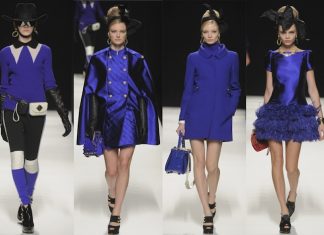 El azul está de moda en esta temporada de otoño-invierno