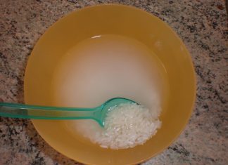 Mascarilla para rostro a base de arroz para lograr un cutis suave