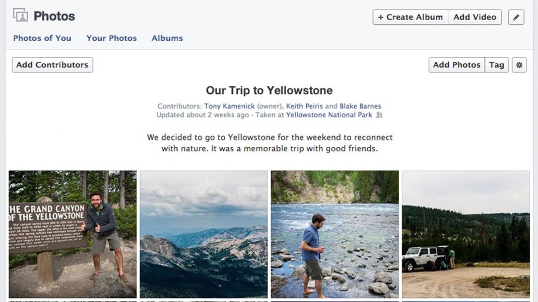 La última novedad de Facebook: los álbumes de fotos compartidos