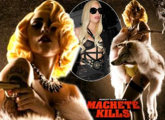 Lady Gaga debuta Machete Kills, secuela del sangriento film Machete
