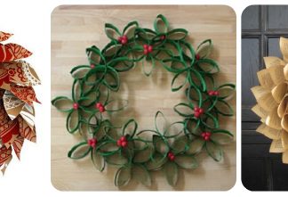 Ideas innovadoras de manualidades para Navidad: Coronas navideñas originales Ideas innovadoras de manualidades para Navidad: Coronas navideñas originales