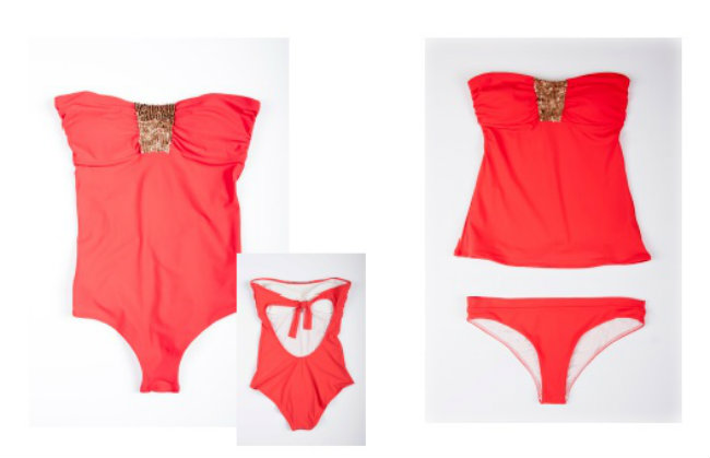 Al rojo vivo: el color de moda en trajes de baño para este verano 2014
