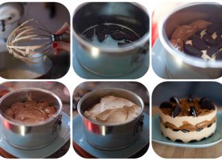 Torta helada de oreo Torta helada de oreo