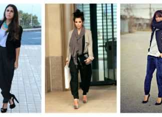 Cómo usar pantalones tipo harem Cómo usar pantalones tipo harem