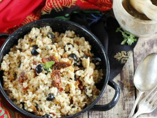 Arroz árabe, una buena opción para la cena navideña Arroz árabe, una buena opción para la cena navideña