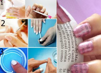 Aprende como hacer un original diseño de uñas con letras de periódico Aprende como hacer un original diseño de uñas con letras de periódico