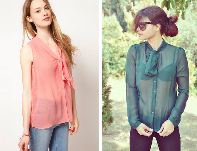 Consejos de moda: Cómo combinar blusas transparentes
