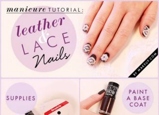 Nail Art: Sexy diseño de uñas con encajes