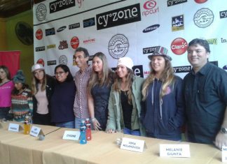 Surfistas participaron de la “Copa Cyzone”