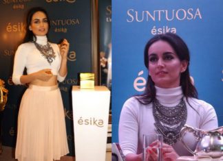 Gran lanzamiento de la fragancia Suntuosa de Ésika con Ana de la Reguera en Lima