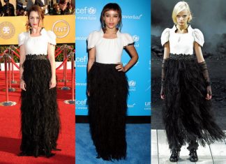 ¿Quién lo lleva mejor? famosas con el mismo vestido (I) Un vestido y 2 famosas: Emilia Clark Vs. Zoe Kravitz