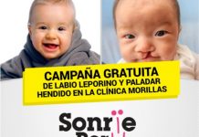La prestigiosa Clínica Morillas operará gratuitamente a niños con paladar hendido y labio leporino