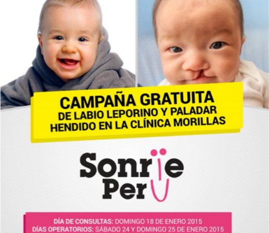 La prestigiosa Clínica Morillas operará gratuitamente a niños con paladar hendido y labio leporino